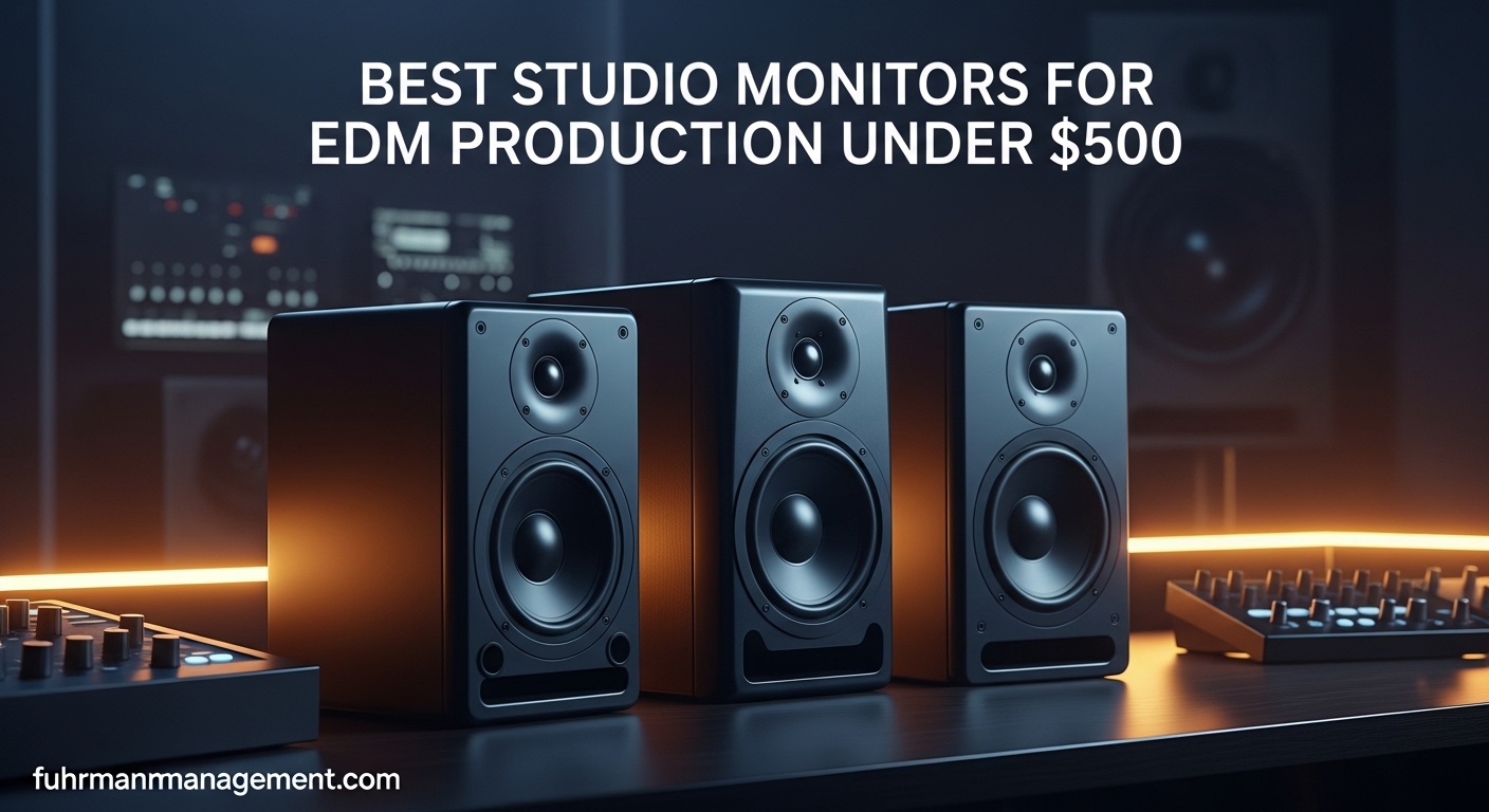 Best Studio Monitors for EDM Production under 500