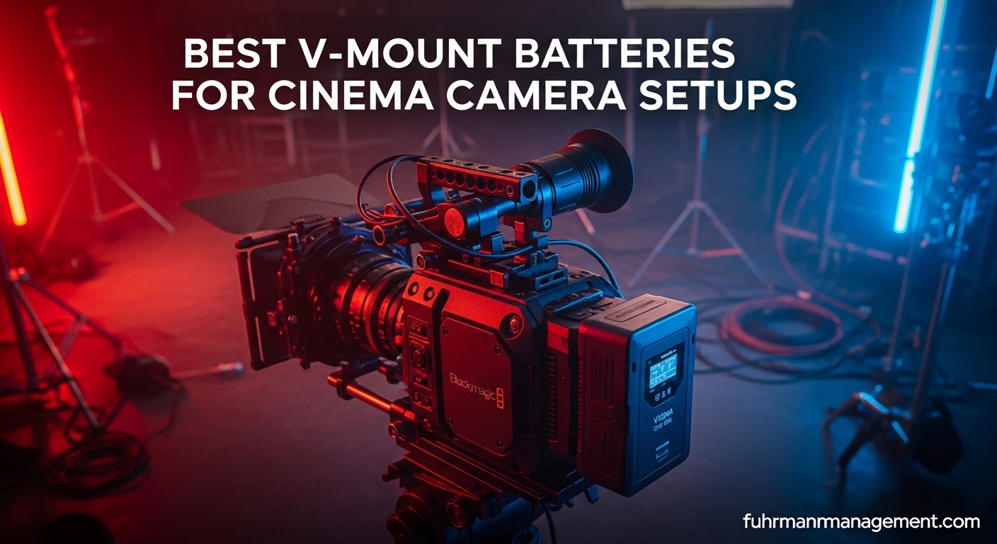 Best V-Mount Batteries for Cinema Camera Setups