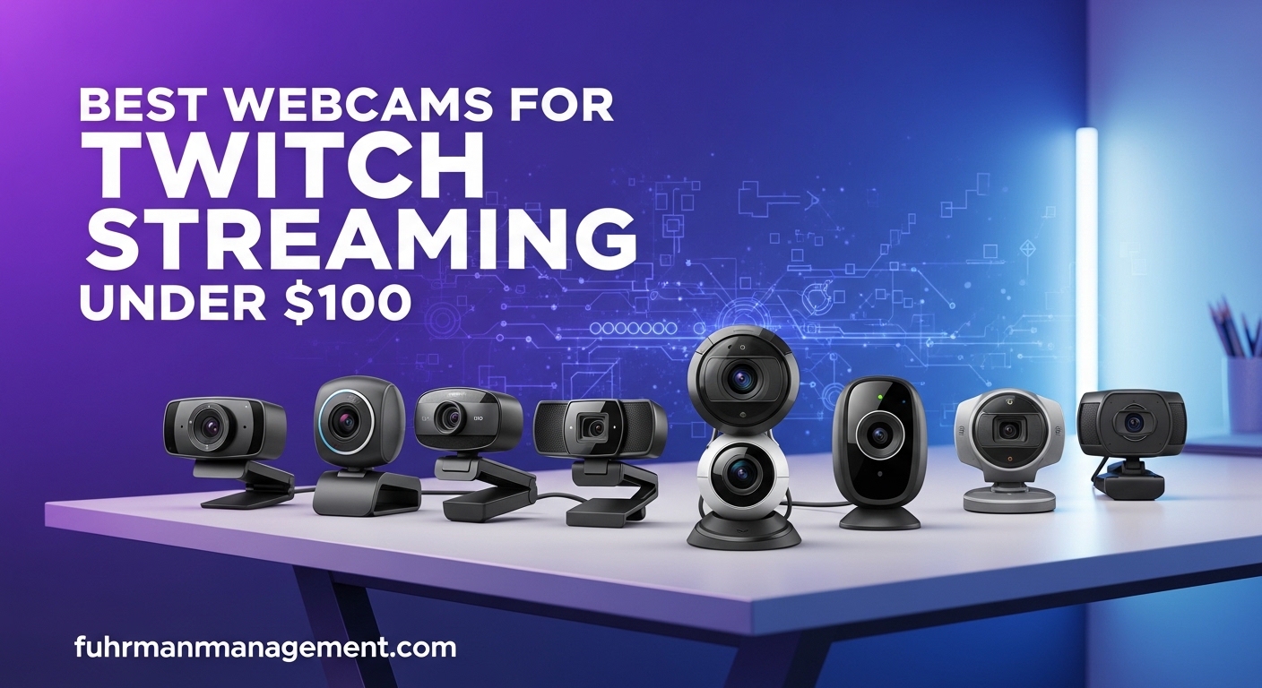 Best Webcams for Twitch Streaming Under $100