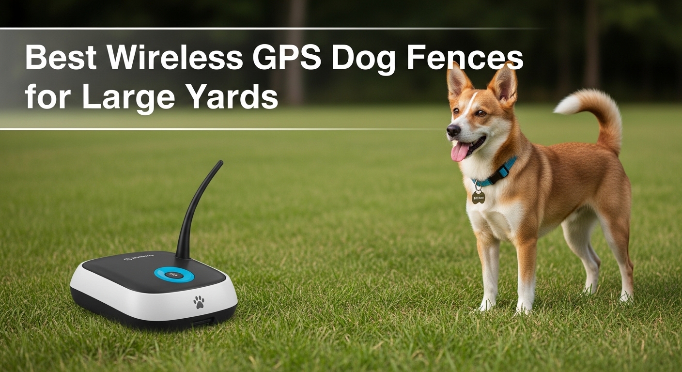 Best Wireless GPS Dog Fences for Large Yards