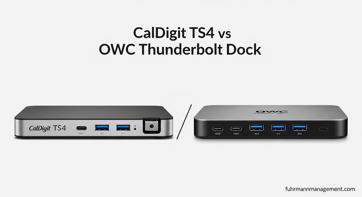 CalDigit TS4 vs OWC Thunderbolt Dock