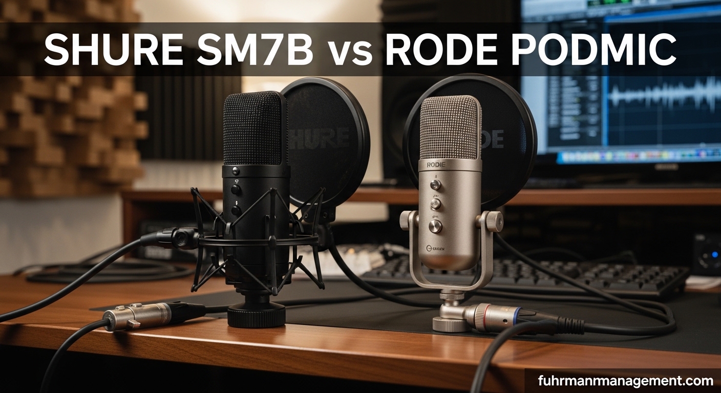 Shure SM7B vs Rode PodMic