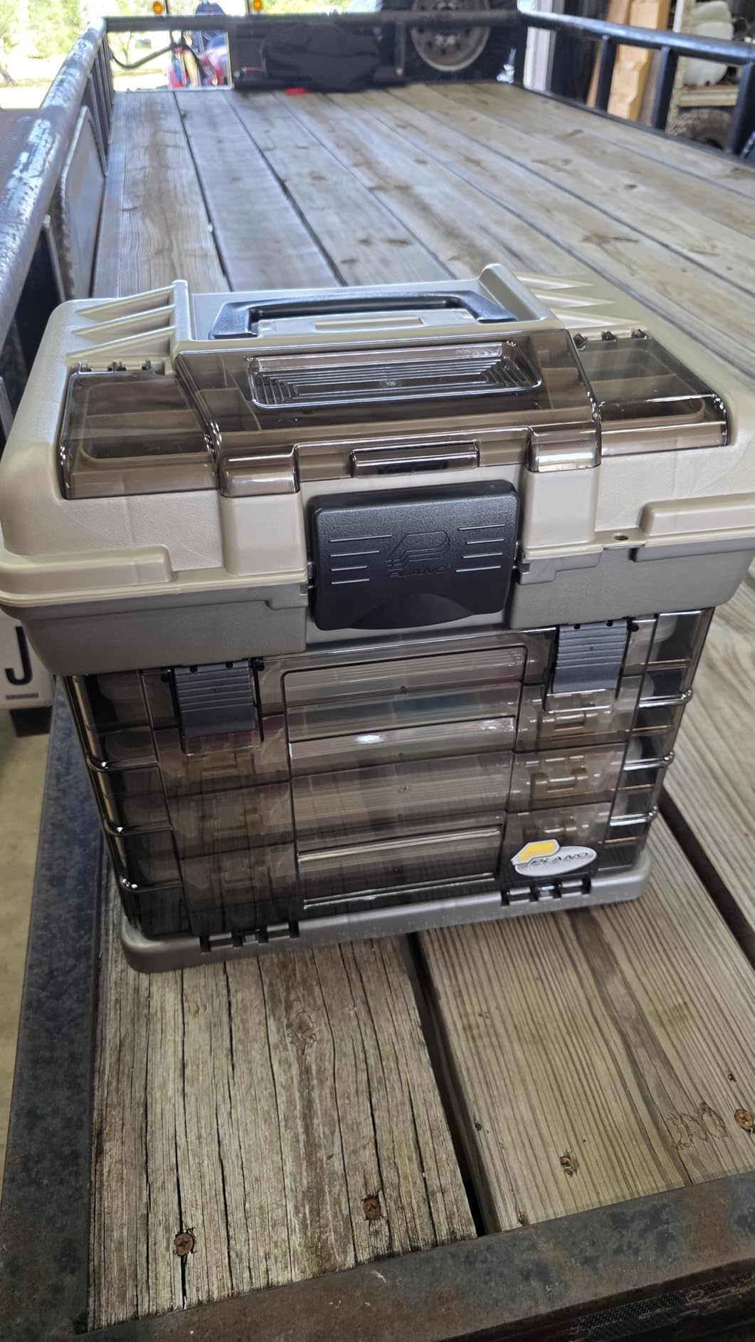 Plano Guide Series StowAway 4-By Rack System Tackle Box, Holds 4 3700 Utility Tackle Boxes customer photo 1