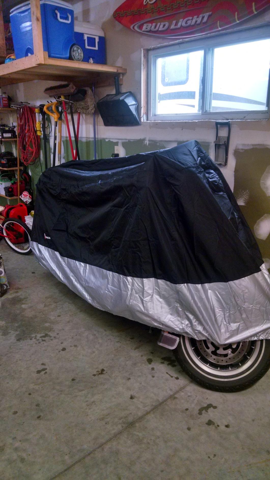 Formosa Covers Motorcycle Cover Premium Heavy Duty All Weather Protection, Fits up to 108