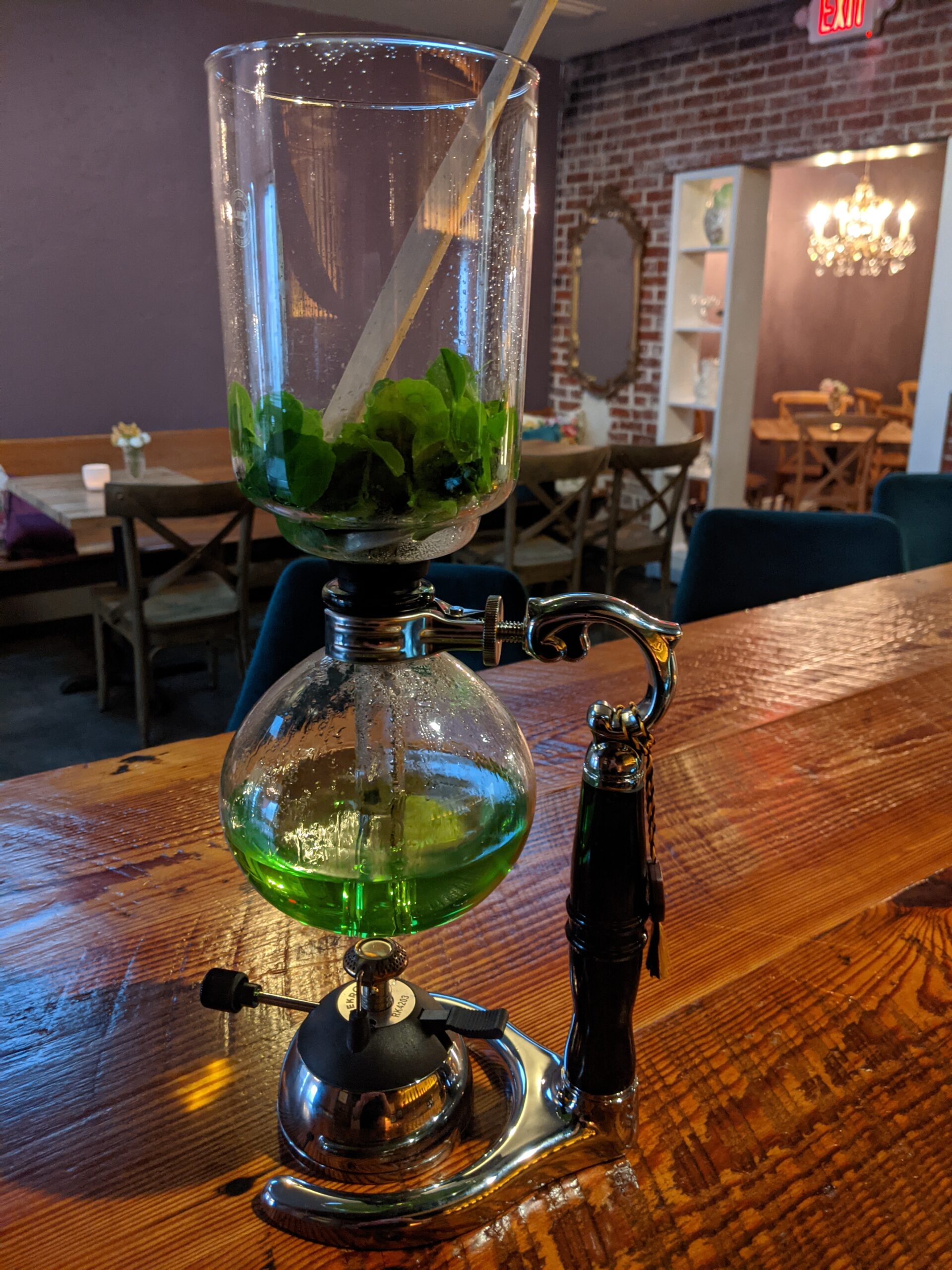 Yama Glass 5 Cup Tabletop Siphon (Syphon) with Alcohol Burner, 20-Ounce, Clear customer photo 1