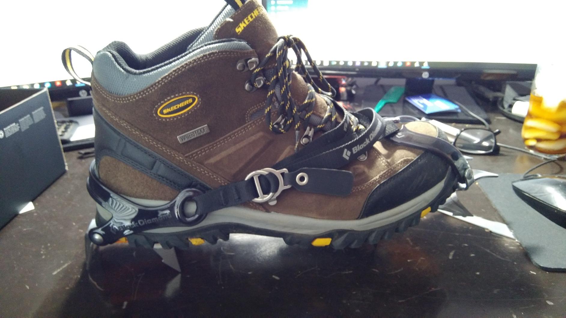 Black Diamond Contact Strap Crampons - Stainless Steel 10-Point Mountaineering Crampons customer photo 1