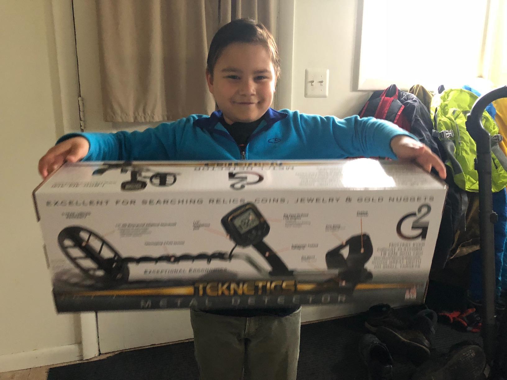 Teknetics G2+ Metal Detector with 11in. DD Coil, Black, Medium - FeTone Adjustable Iron Audio, Enhanced V-Break Tone Discrimination, One-Touch Ground Balance & 19 kHz Frequency, Ultra-Lightweight customer photo 1