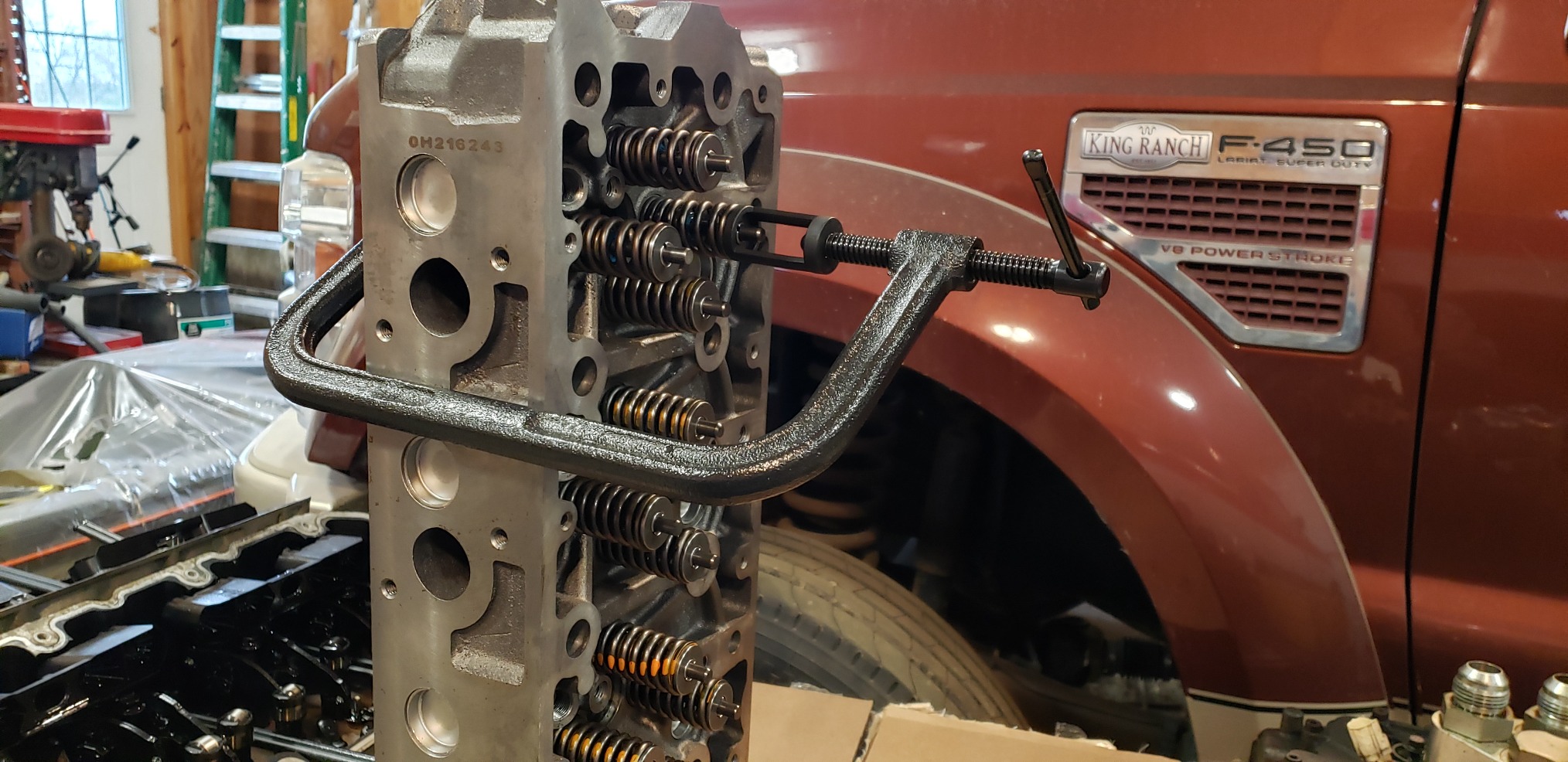 OTC 4842 Heavy Duty Valve Spring Compressor - Features a Heavy-Duty C-Frame with 9