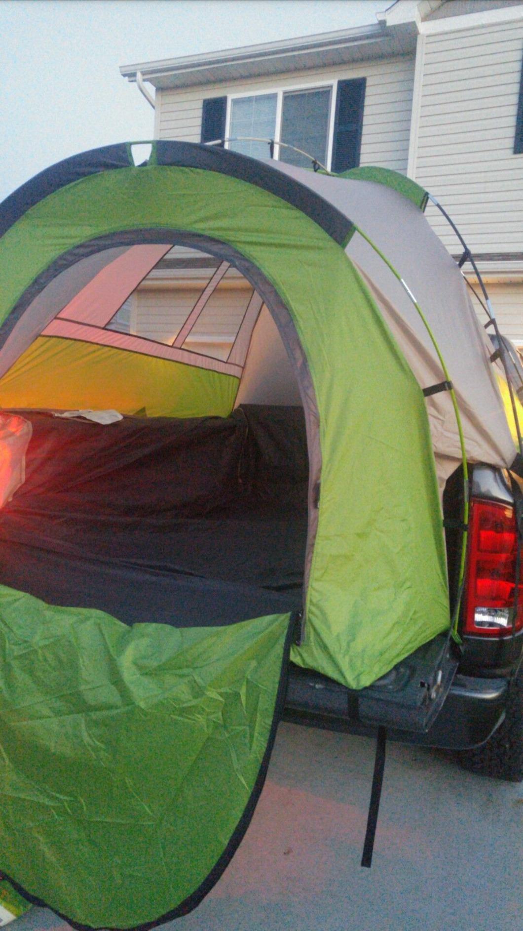 Napier Backroadz Truck Tent 13 Series | Pickup Truck Bed Camping Tent | Rainfly for Water Protection | Sturdy and Spacious 2-Person Truck Bed Tent | Easy 10-Minute Setup | Green/Gray customer photo 2