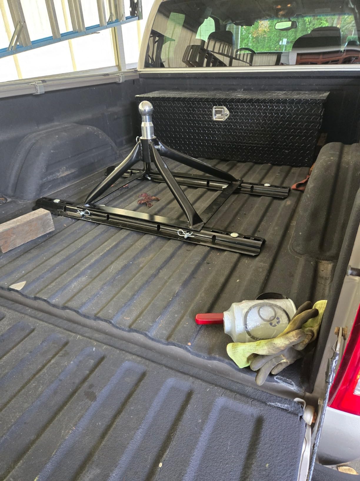 ANDERSEN HITCHES Rail Mount Hitch Kit | 20,000 lbs GTWR | Fifth Wheel Black Rail Mounting | RV Camper Gooseneck Adapter | 3200 customer photo 1