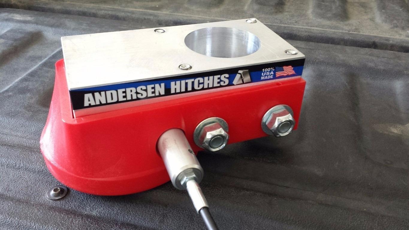 ANDERSEN HITCHES Rail Mount Hitch Kit | 20,000 lbs GTWR | Fifth Wheel Black Rail Mounting | RV Camper Gooseneck Adapter | 3200 customer photo 2