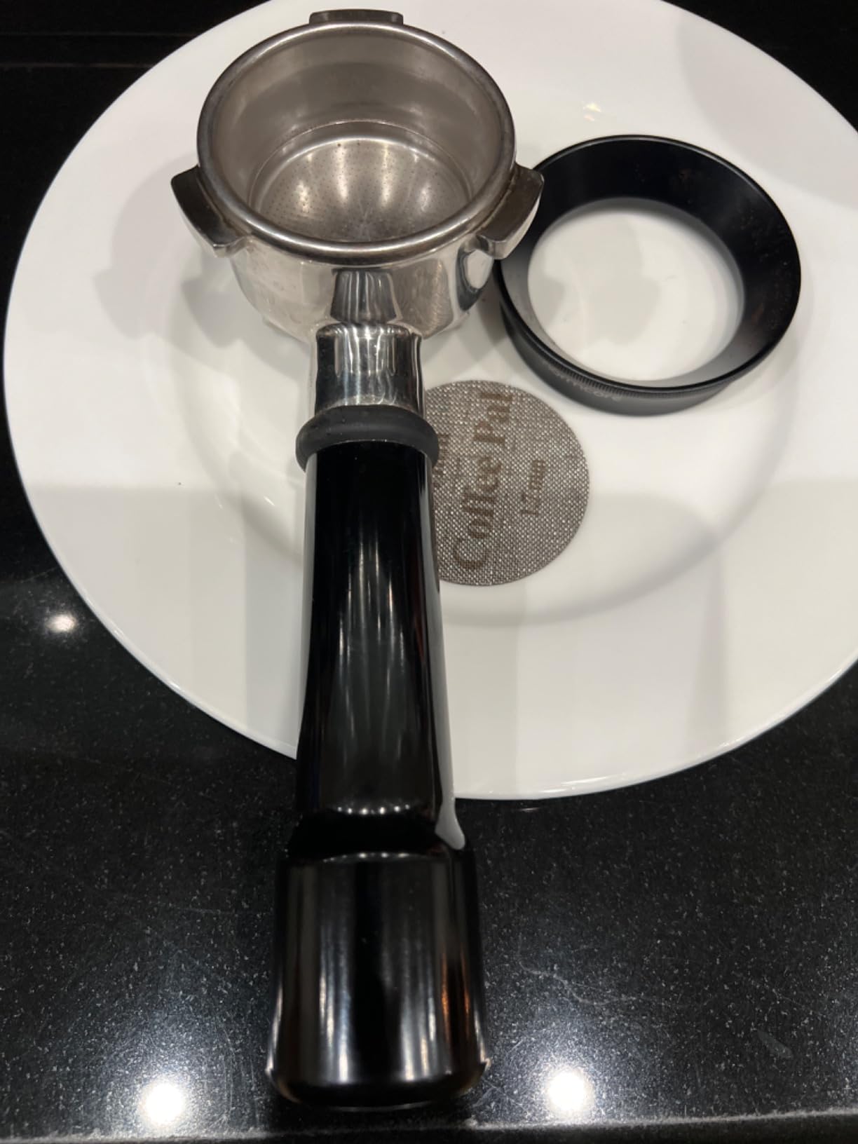 Breville Infuser Espresso Machine BES840XL, 10.25 x 12.5 x 13.25 Inches, Black Sesame customer photo 1