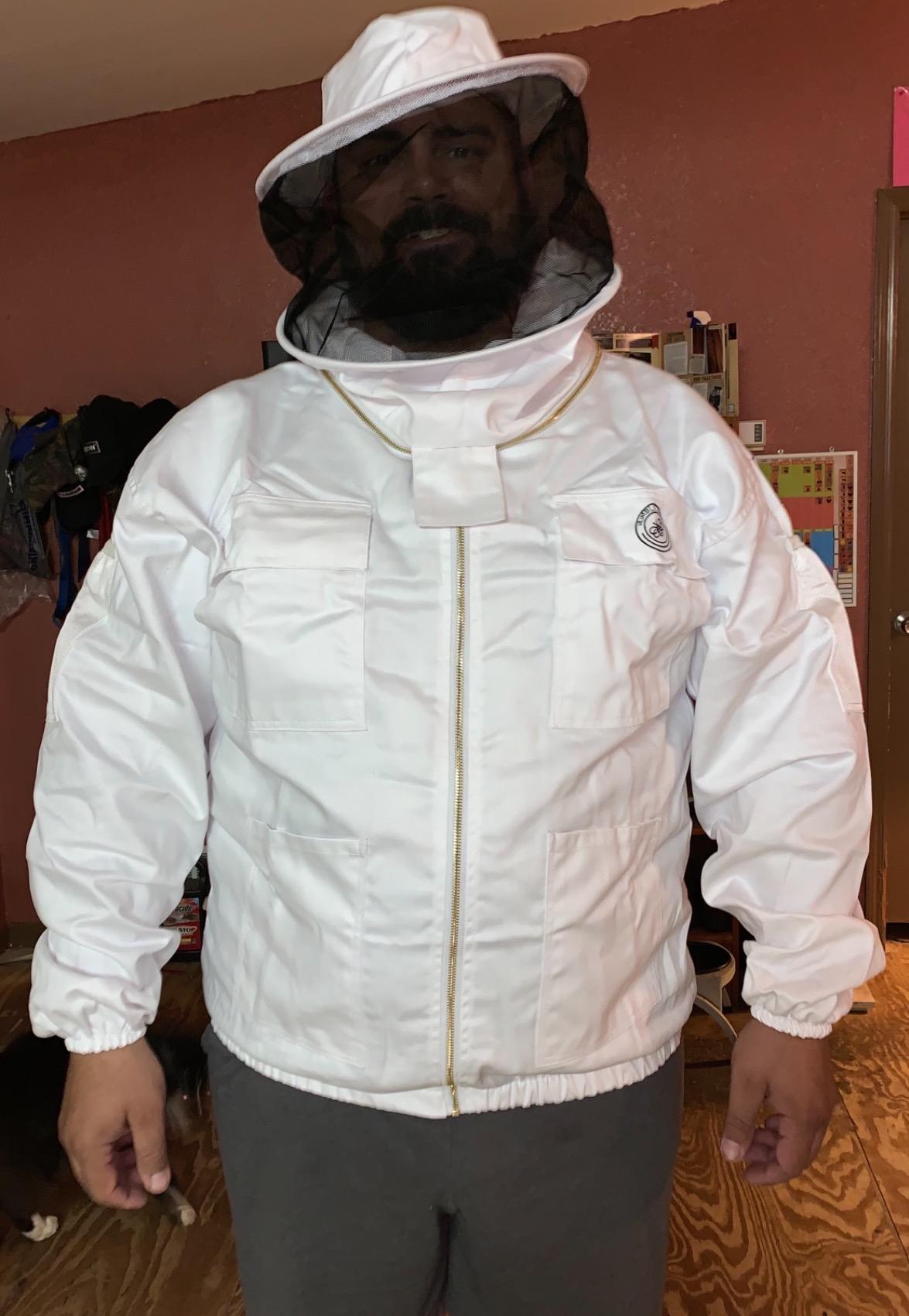 Humble Bee 310 Polycotton Beekeeping Jacket with Round Veil customer photo 1