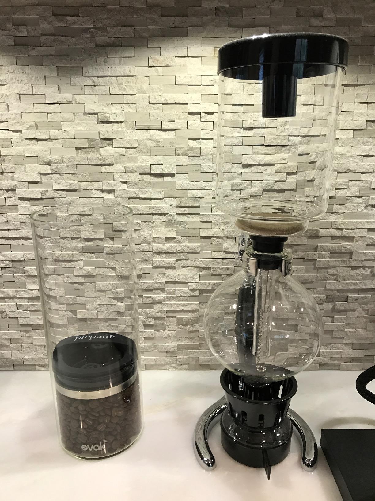 Prepara Evak Fresh Saver Airless Canister, Glass & Stainless, Medium, Soft Touch Black Handle customer photo 1