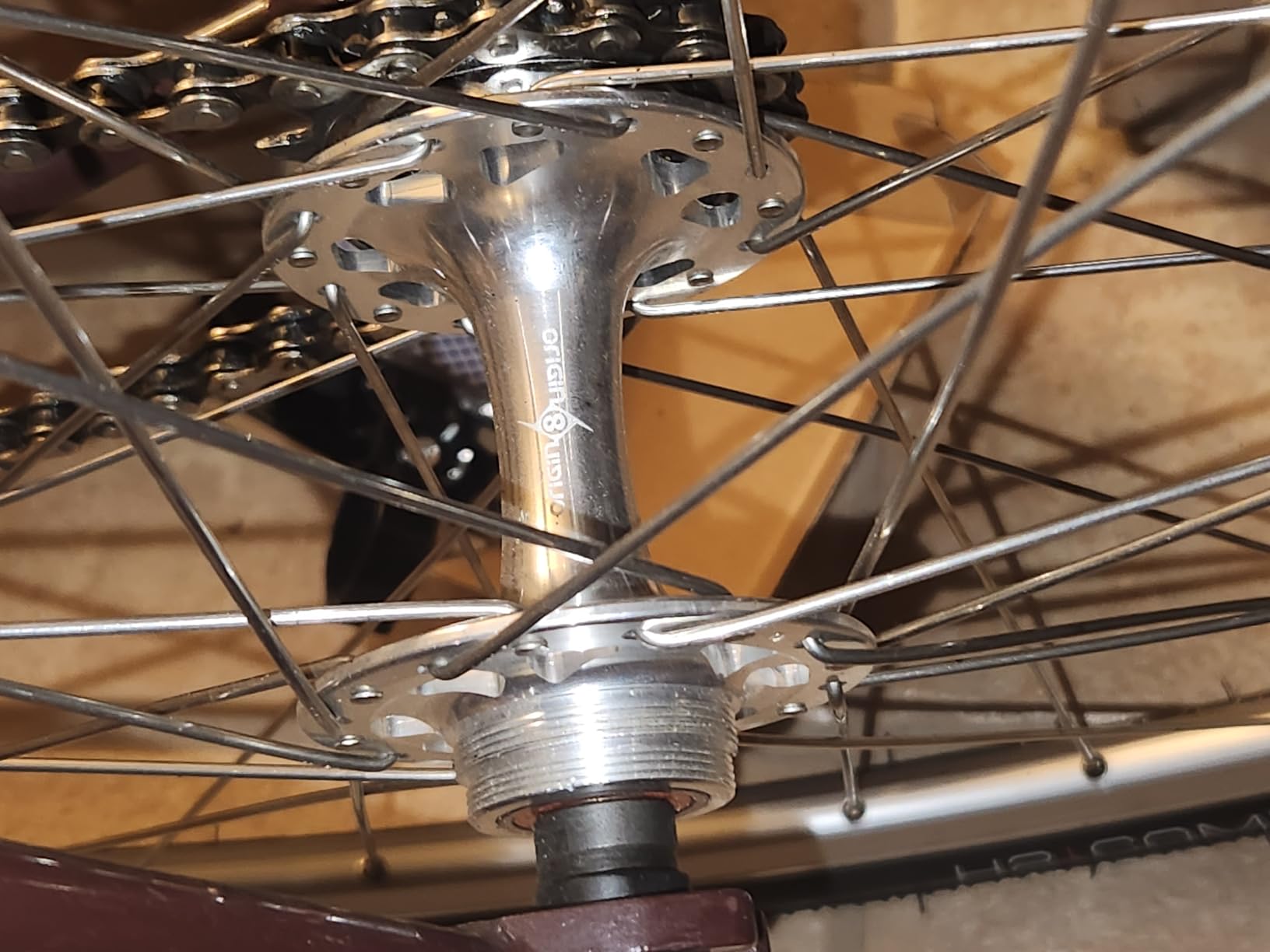 Mavic CXP Elite Track Fixed Gear Single Speed Wheelset Silver 32h Formula Hub customer photo 2