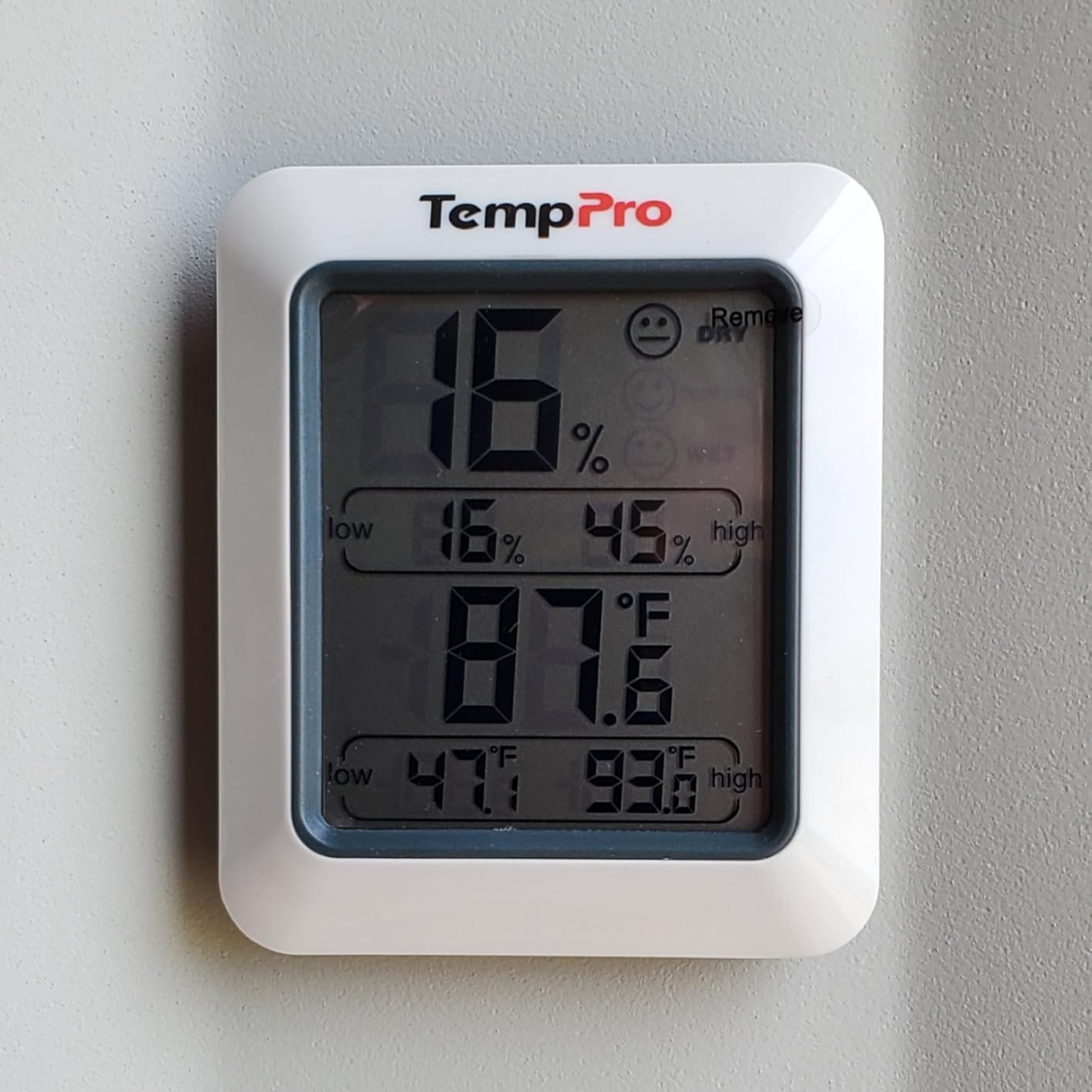 TempPro TP50 Digital Hygrometer Indoor Thermometer Room Thermometer and Humidity Gauge with Temperature Humidity Monitor (Previously ThermoPro) customer photo 1