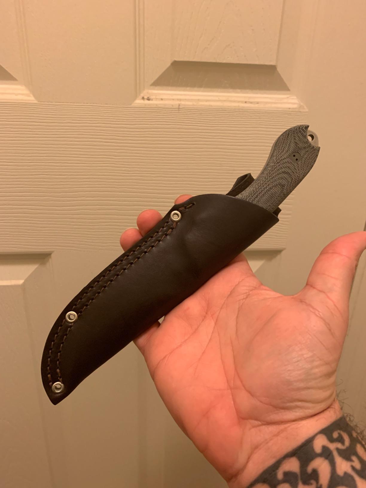Bradford Knives Guardian 4 Fixed Blade Black BRAD4FE101 customer photo 1