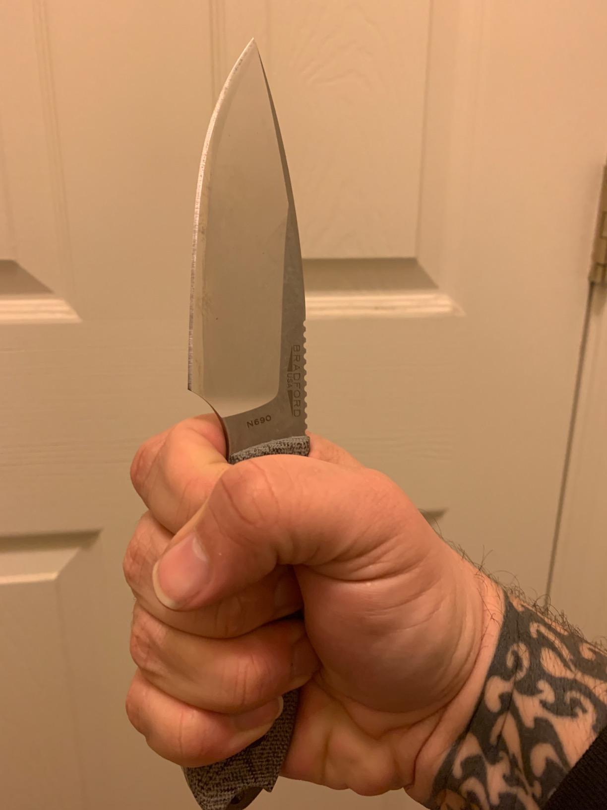 Bradford Knives Guardian 4 Fixed Blade Black BRAD4FE101 customer photo 2
