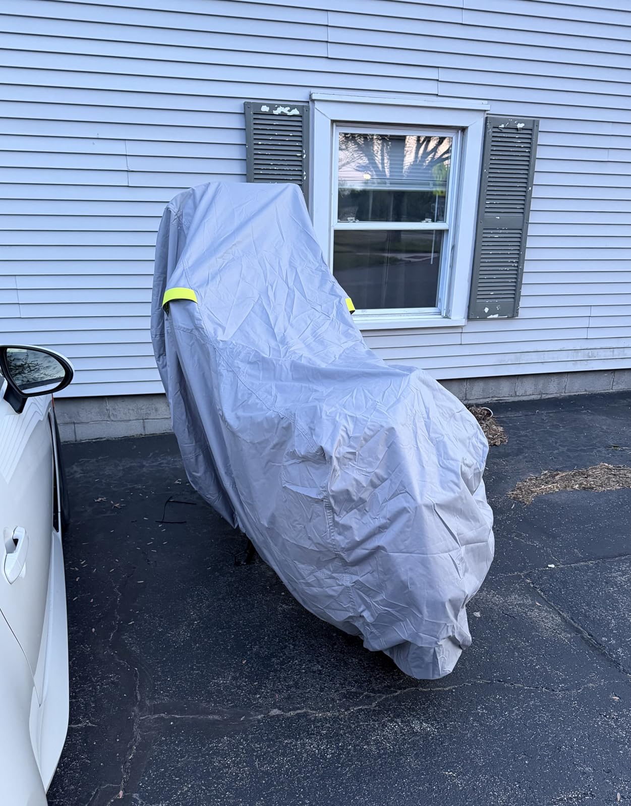 Badass Moto Heavy Duty Motorcycle Cover Waterproof Outdoor Durable All Season Wx Fits Harley Davidson CVO, Road King, K 1600, R 18, Gold Wing, Indian Chieftain, Challenger, Roadmaster, Touring Bike XL customer photo 2