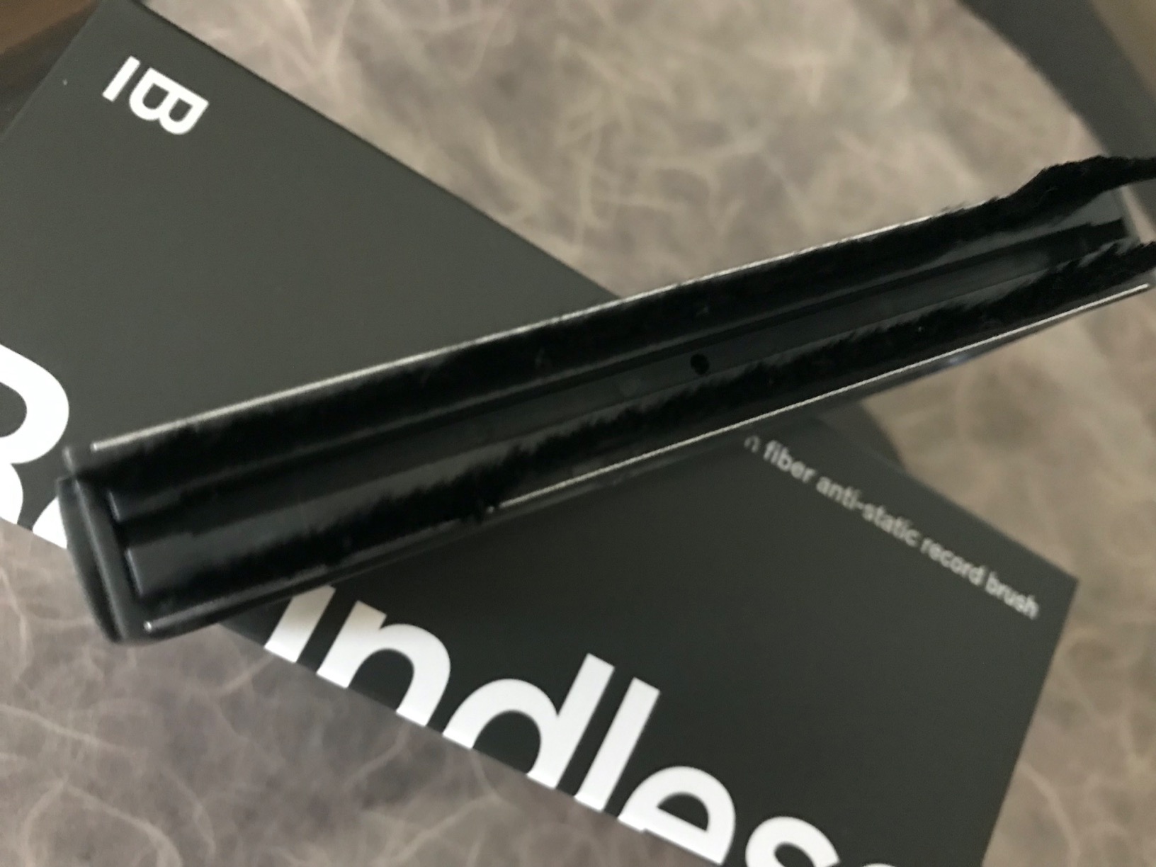 Boundless Audio Record Cleaner Brush - Carbon Fiber Anti-Static Vinyl Brush - Record Player Accessories for Vinyl Cleaning customer photo 2
