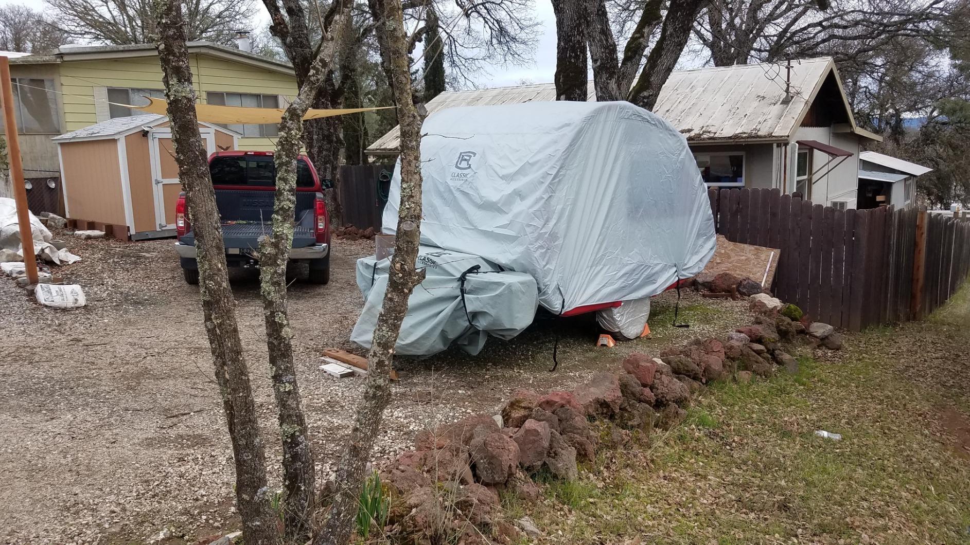 Classic Accessories Over Drive PermaPRO Teardrop Trailer Cover, Fits 10' - 12'L x 6'W, RV Cover, Camper Cover, Travel Trailer Cover customer photo 1