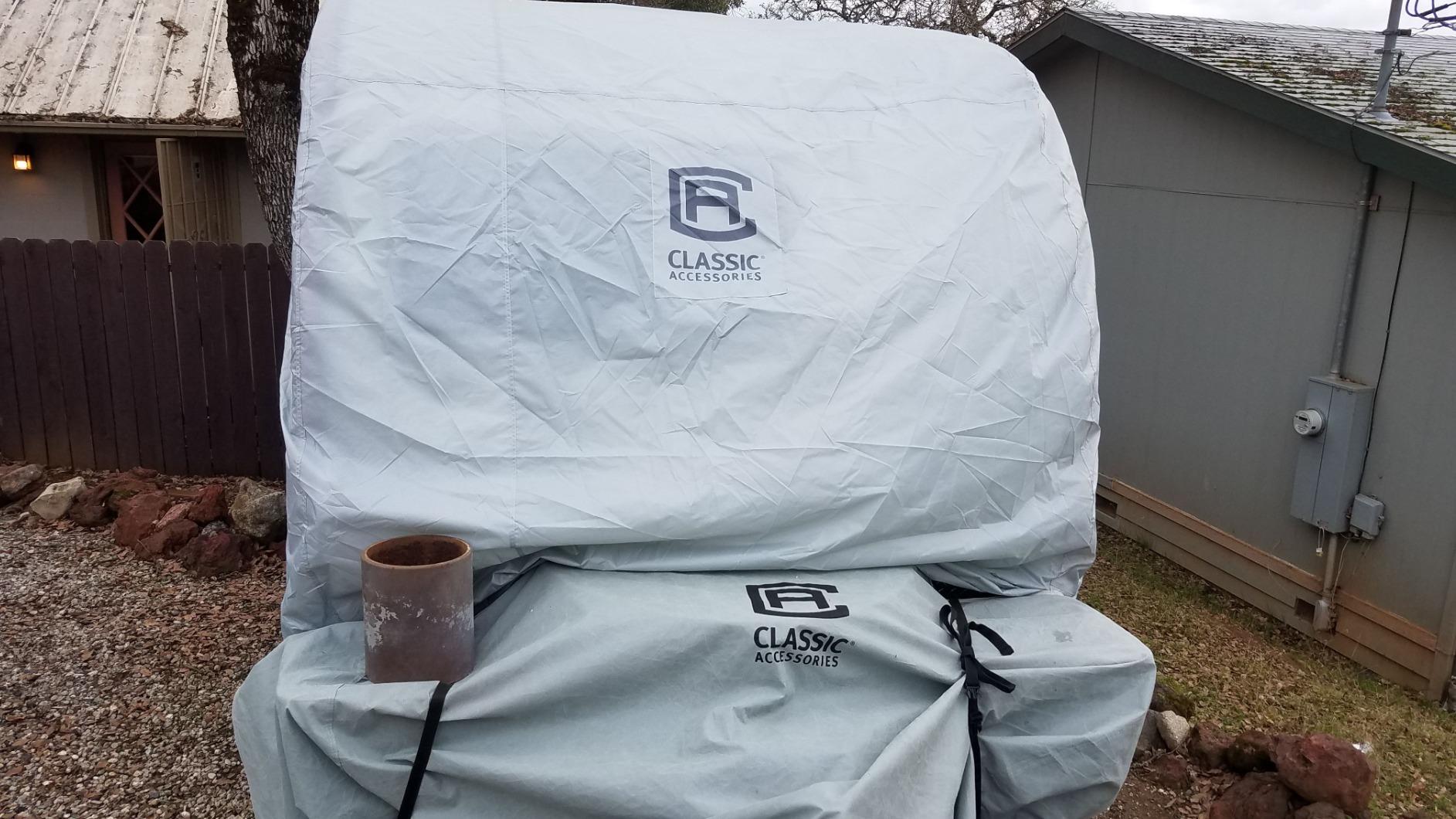 Classic Accessories Over Drive PermaPRO Teardrop Trailer Cover, Fits 10' - 12'L x 6'W, RV Cover, Camper Cover, Travel Trailer Cover customer photo 2