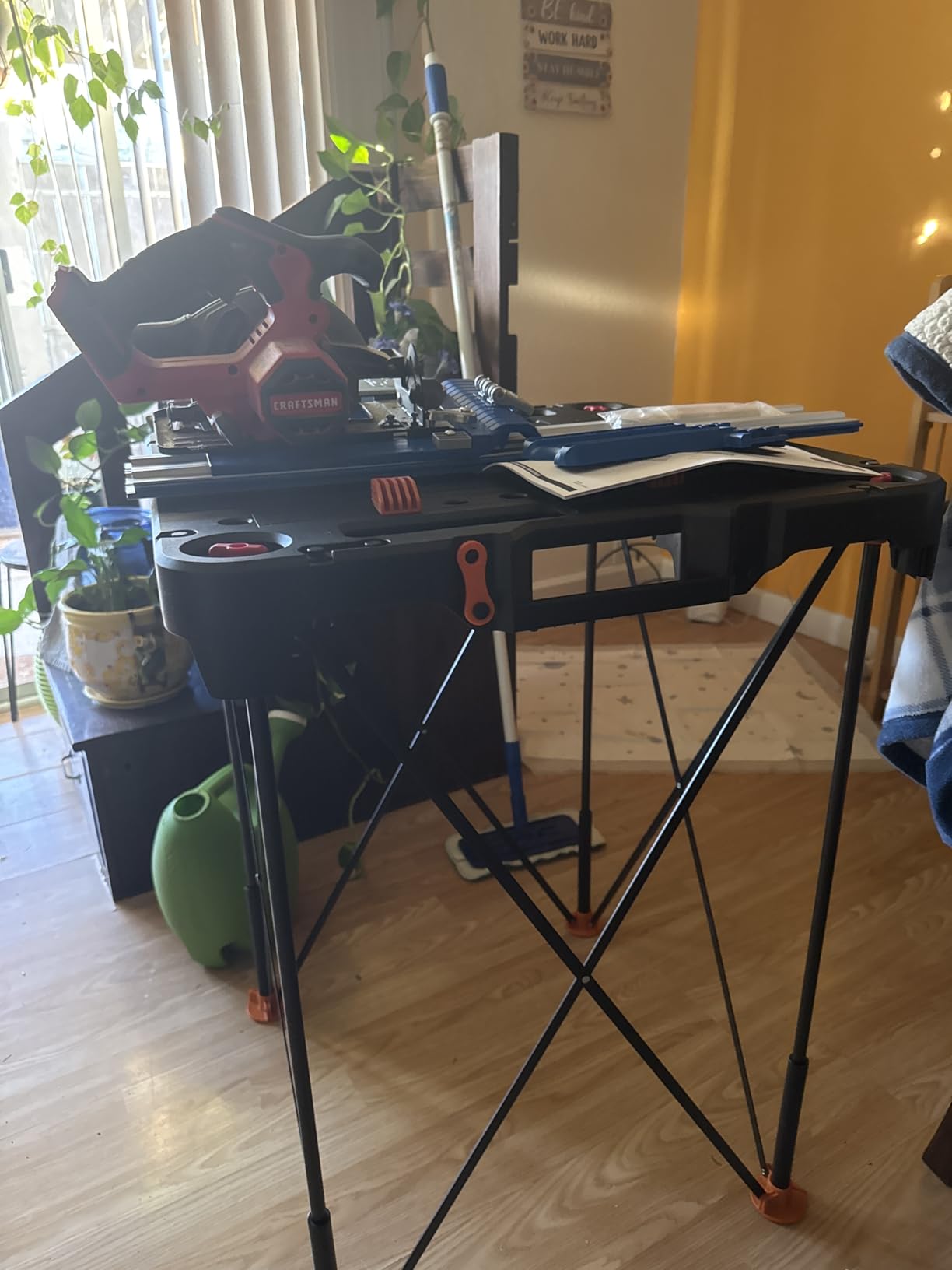 Worx WX066 Sidekick Folding Work Table, Portable All-in-one Work Bench customer photo 2