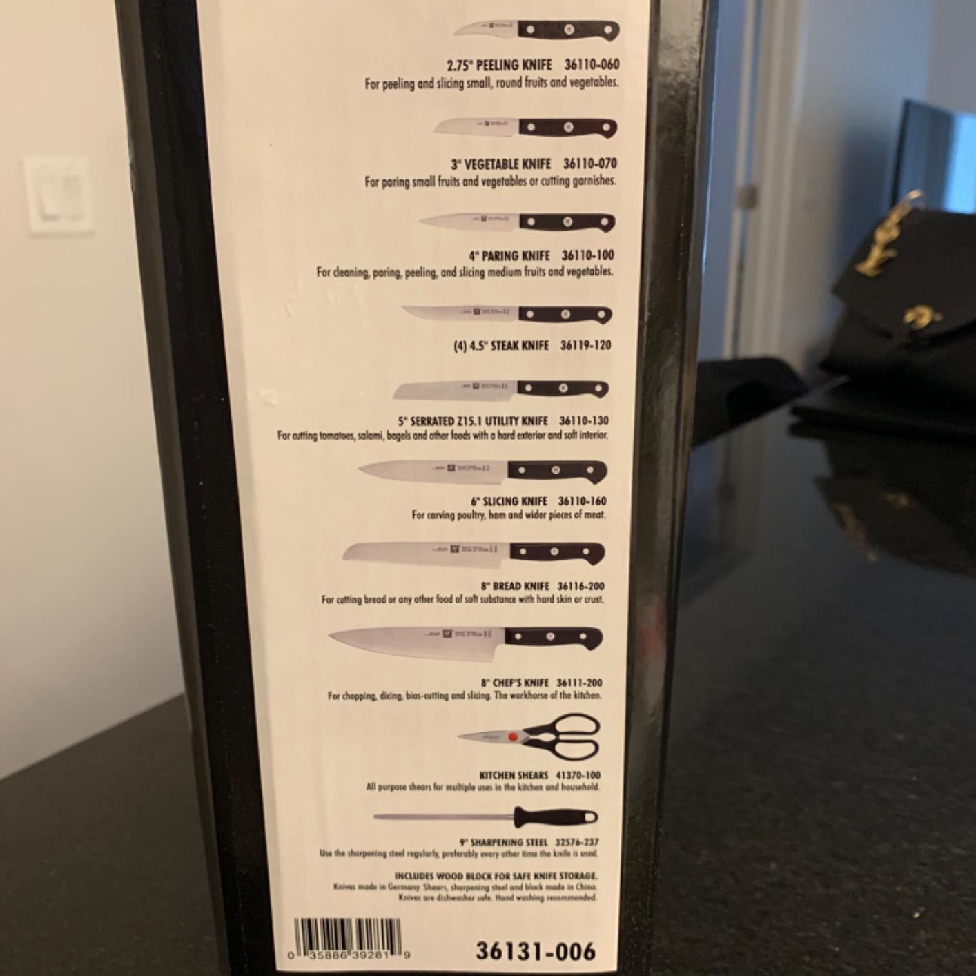 ZWILLING Gourmet 14-pc Knife Block Set customer photo 1