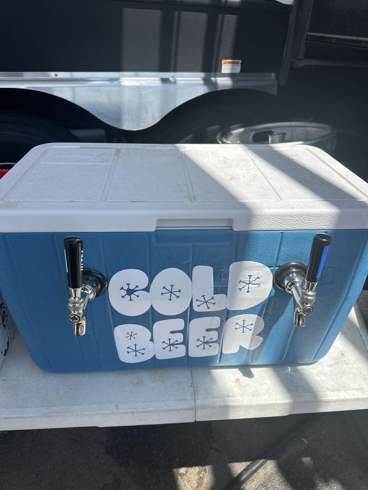 SS Quadruple, 48 quart Cooler 50' Coil Jockey Box (4 Lines) customer photo 1