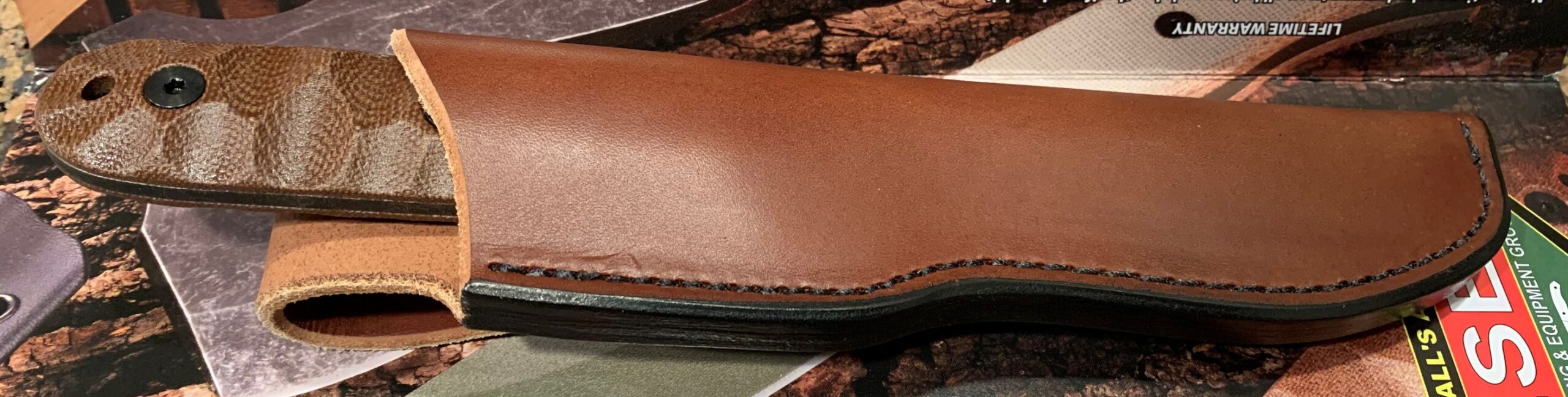 ESEE PR4 Fixed Blade Survival Knife - Field Tested, Durable and Reliable Bushcraft Knife with Dark Tan Sheath, Ideal for Survival, Outdoor Use, and EDC customer photo 1