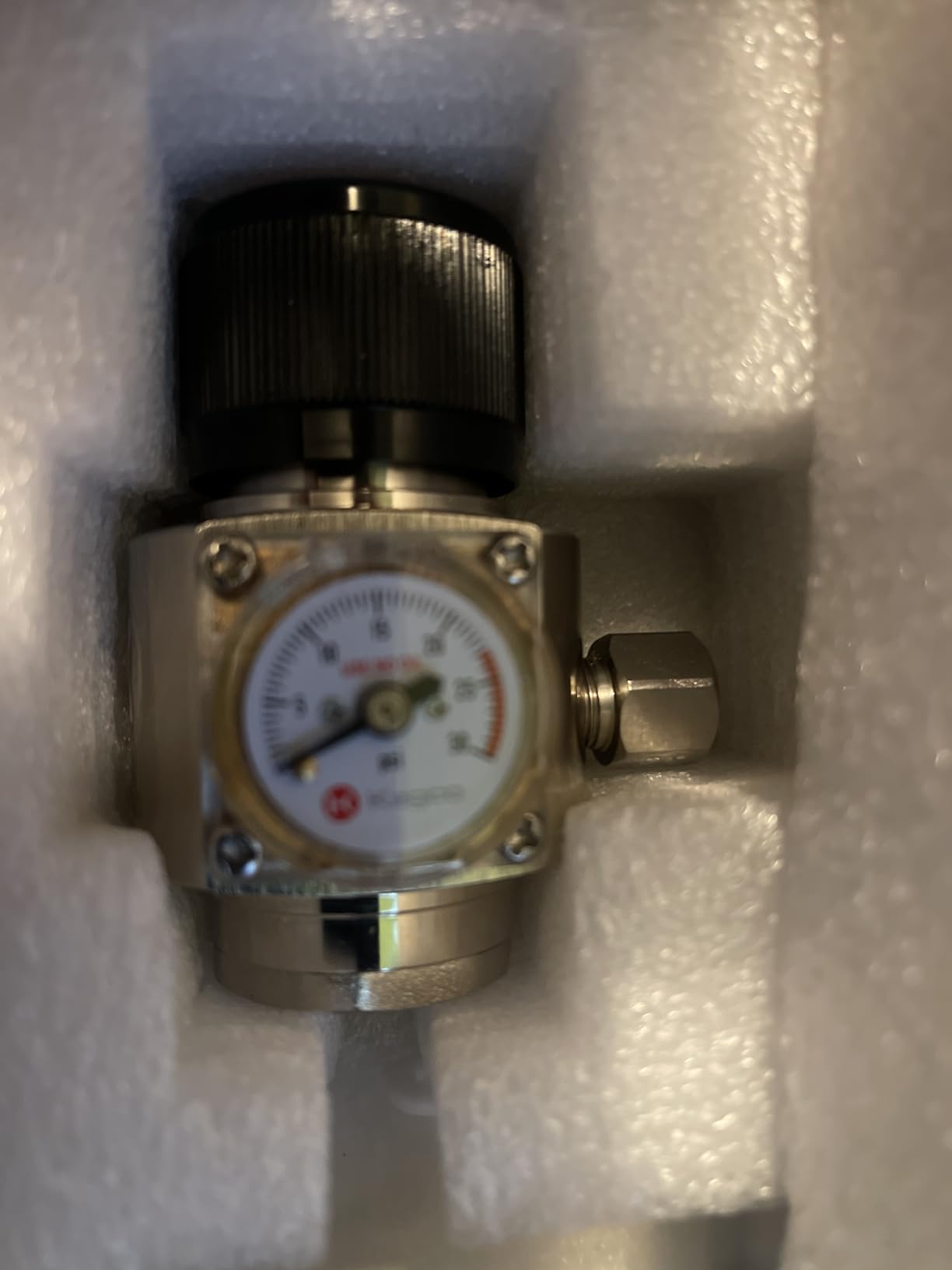 Kegco CO2 Regulator, Mini, Brass customer photo 1
