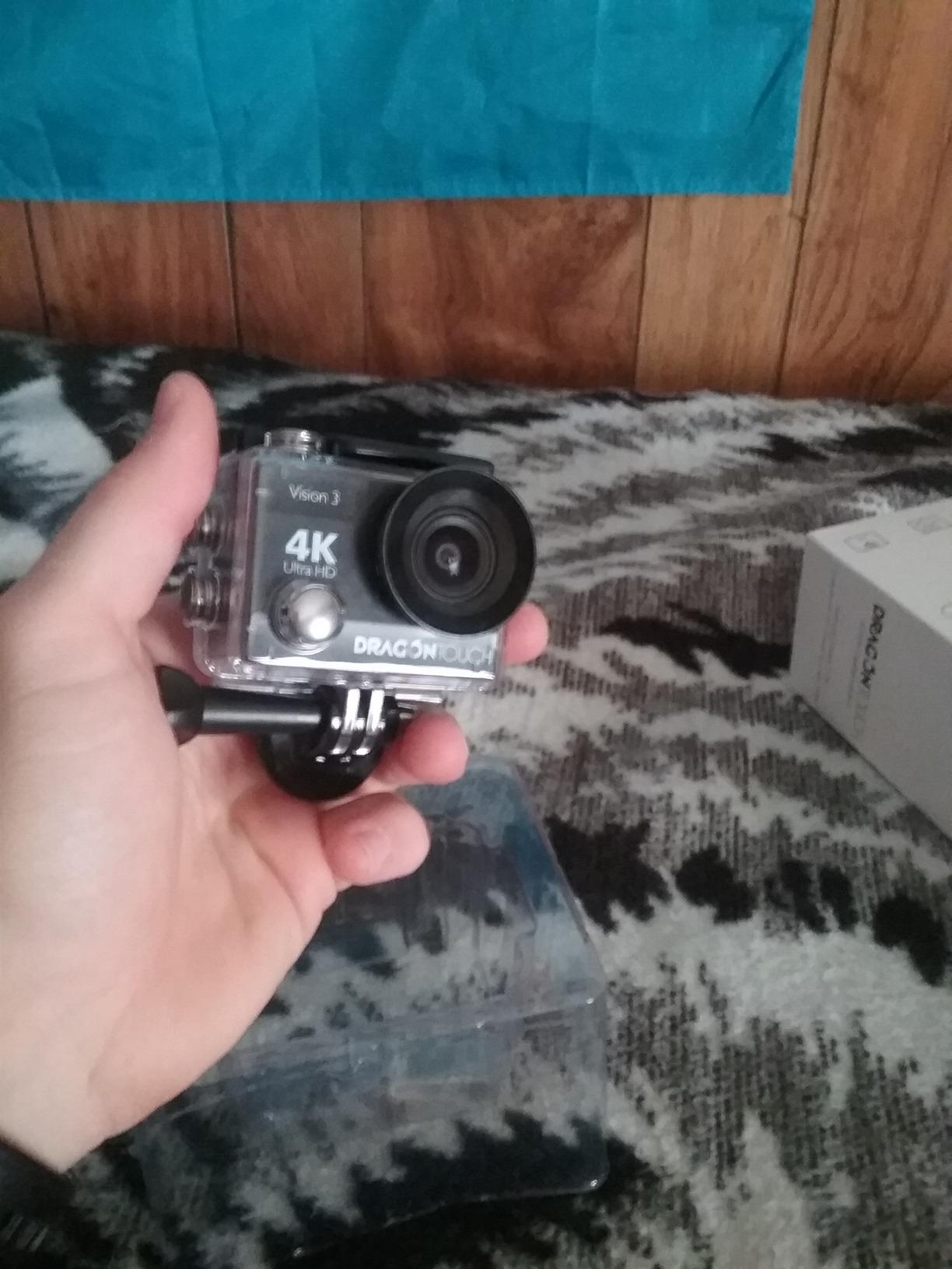 Dragon Touch 4K Action Camera - Vision 3 20MP Underwater Waterproof Camera with 4X Zoom 170 Degree Wide Angle WiFi Sports Cam with Remote 2 Batteries and Mounting Accessories Kit customer photo 2