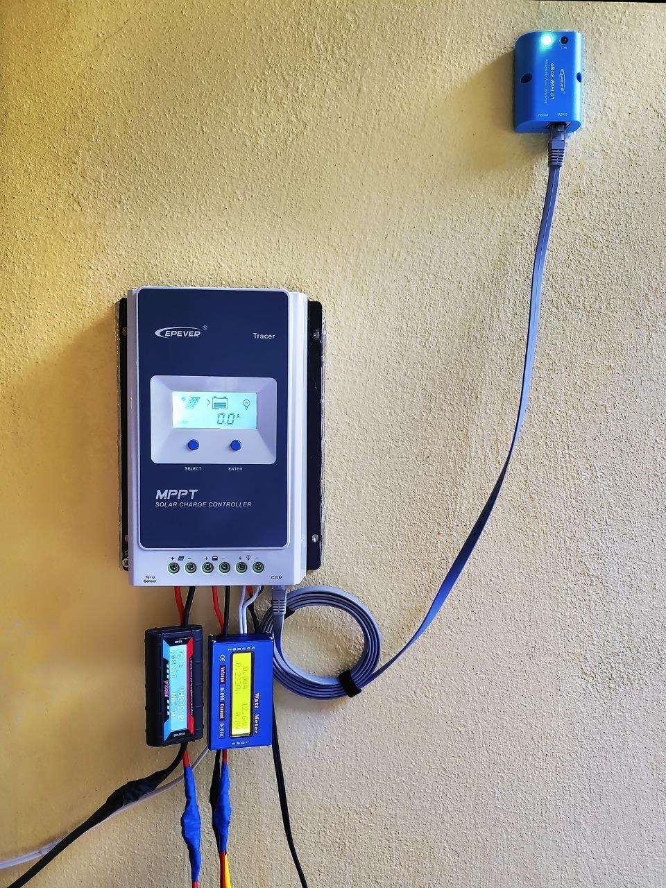 EPEVER MPPT Solar Charge Controller 30A 12V/24V Auto Max PV 100V Solar Panel Generator Tracer3210AN G3 Common Negative Regulator LCD Display for Gel AGM Flooded Sealed LiFePO4 Lithium Battery customer photo 1