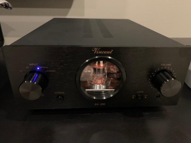 Vincent Audio SV 200 Hybrid Integrated Amplifier - Black customer photo 1
