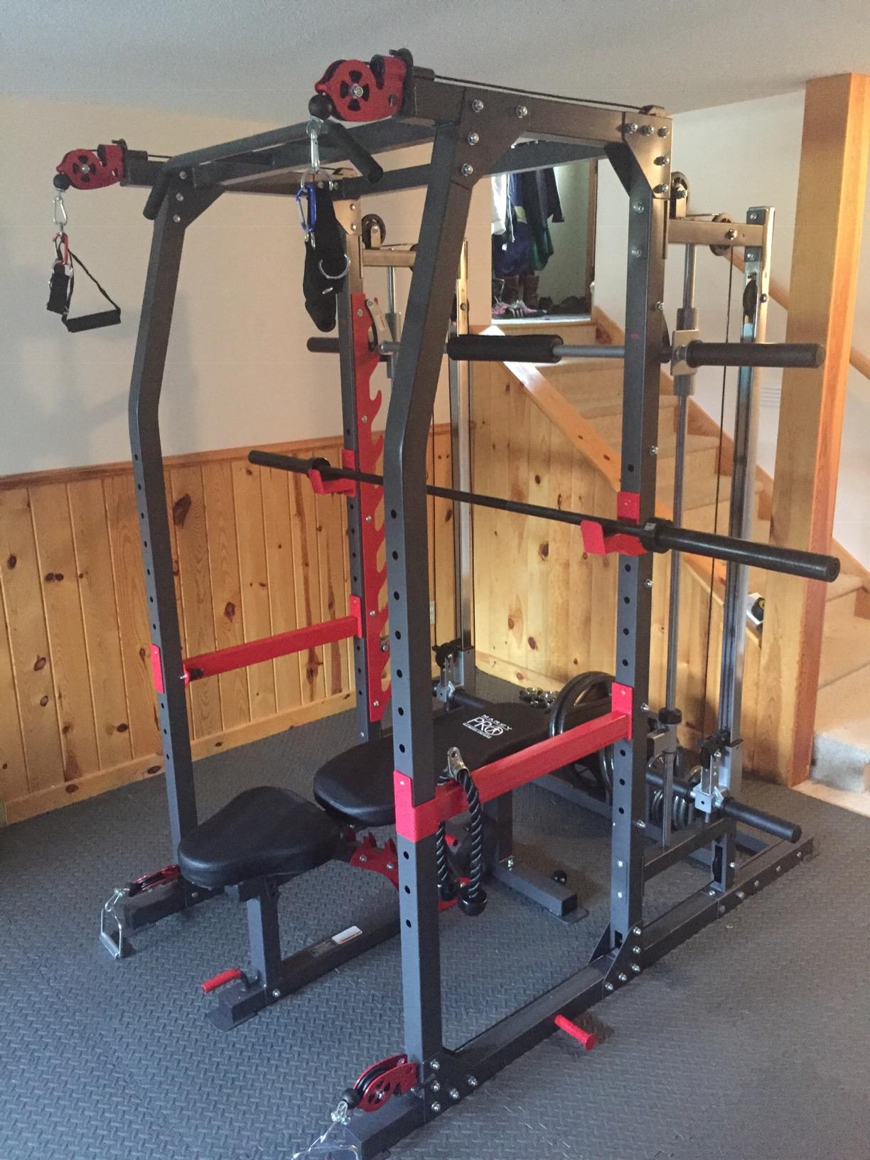 Marcy Smith Machine Home Gym System SM-4903, All-in-One Strength Training Cage customer photo 1