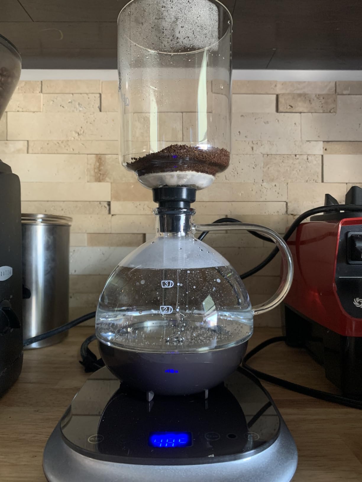 QUEEN SENSE Patented Siphon/Syphon Coffee Maker Electric Vacuum Coffee Pot CM0601 (Siphon Coffee Maker) customer photo 1