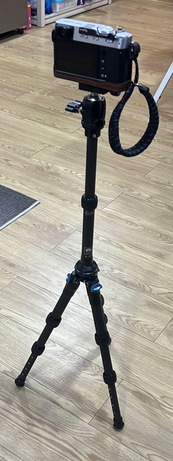 SIRUI AM-223 Carbon Fiber Camera Tripod Mini Travel Compact Tripod with 360° B-00K Ball Head, Arca Swiss QR Plate, Loads up 15KG, Max Height 16