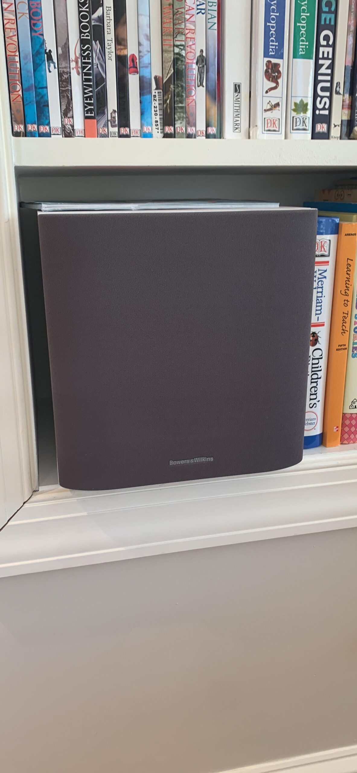 Bowers & Wilkins ASW608 Compact Powered Subwoofer - White customer photo 2