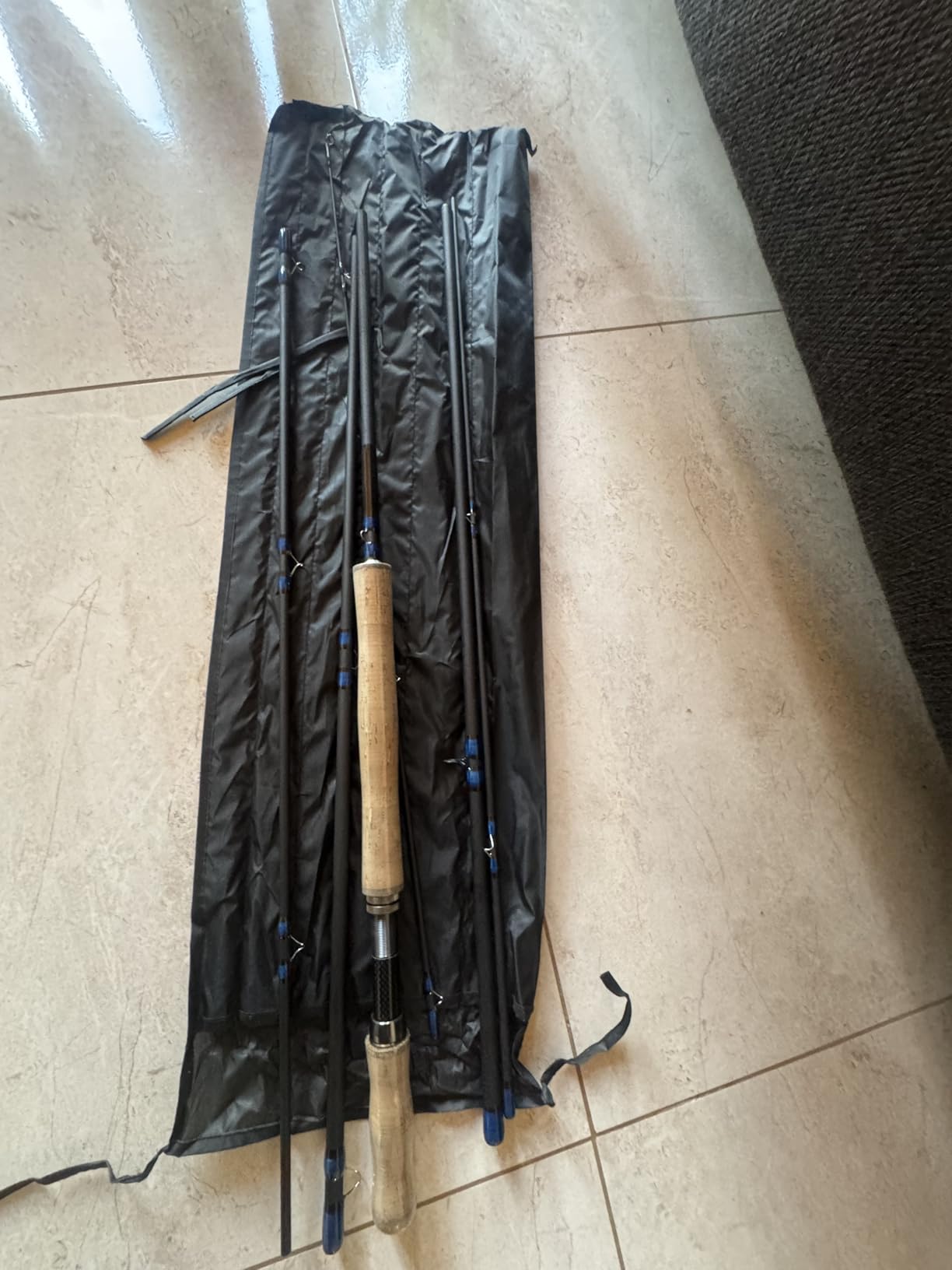 13' Spey Fly Fishing Rod 6 Sections 13FT 8/9 Spey Rod Carbon Fiber Blanks Two Handed Handle Cork Grip customer photo 1