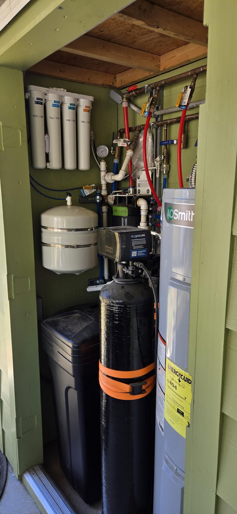Aquasure Signature Series 32,000 Grains Complete Whole House Water Treatment System with Digital Metered Control Head, Chlorine Reduction customer photo 1