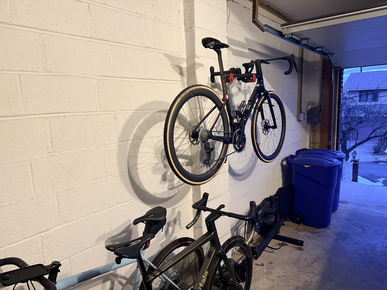 PRO BIKE TOOL Bike Wall Mount - Horizontal Indoor Bike Rack for 1 Bicycle - Bike Rack for Garage - Safe and Secure Bike Hook for Road, Mountain or Hybrid Bikes customer photo 1