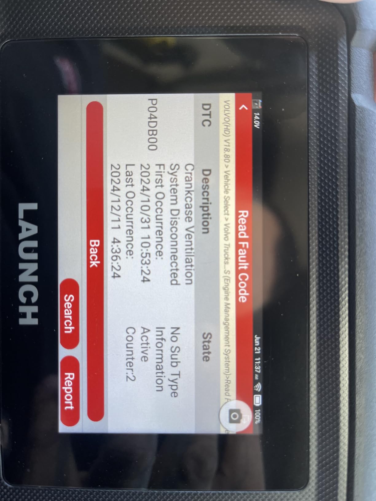 Launch CRP129HD Heavy Duty Truck Scanner with DPF Regen, Speed Limit Adjust Reset, Full System Diesel Semi Truck Diagnostic Tool & Code Reader for Cummins Detroit Allison International Paccar customer photo 1