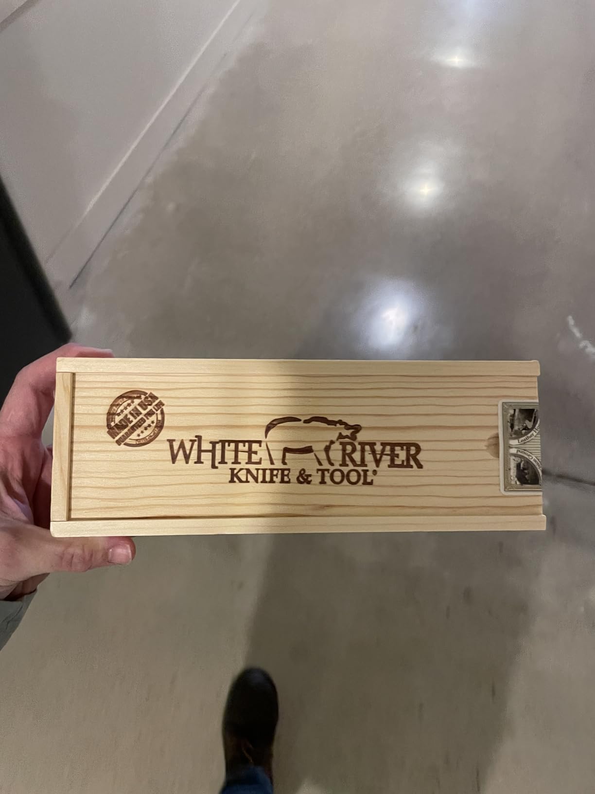 White River Knife & Tool Backpacker Pro Hunting Knife Black G10 Handle WRM1-PRO-TBL customer photo 2
