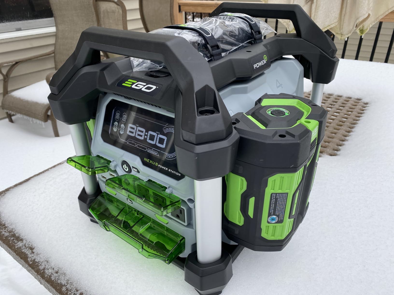 EGO POWER+ Portable Power Station PST3040, 3000W, Battery Powered Inverter Generator For Home and Outdoor customer photo 1
