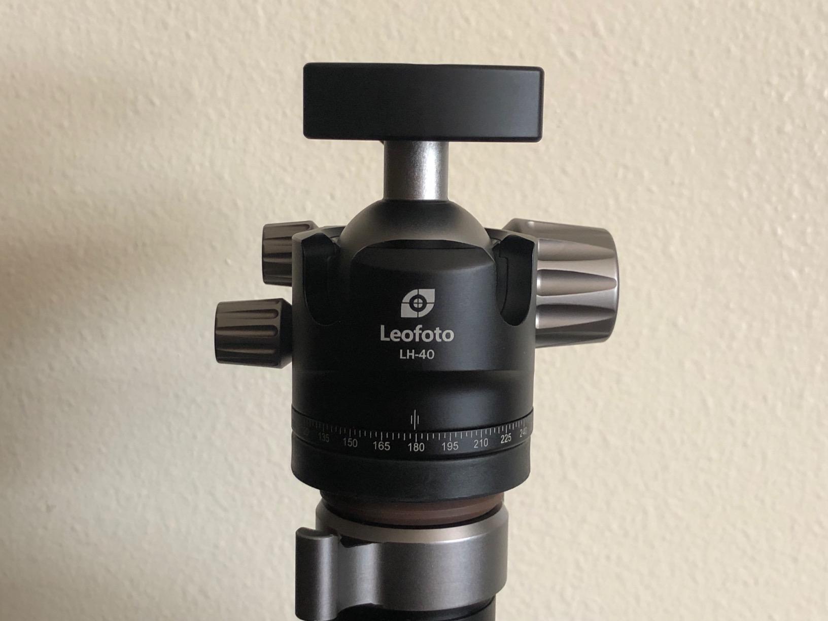 Leofoto LH-36 Ball Head with QP-70N Quick Release Plate - 360 Degrees Rotatable - Universal 3/8