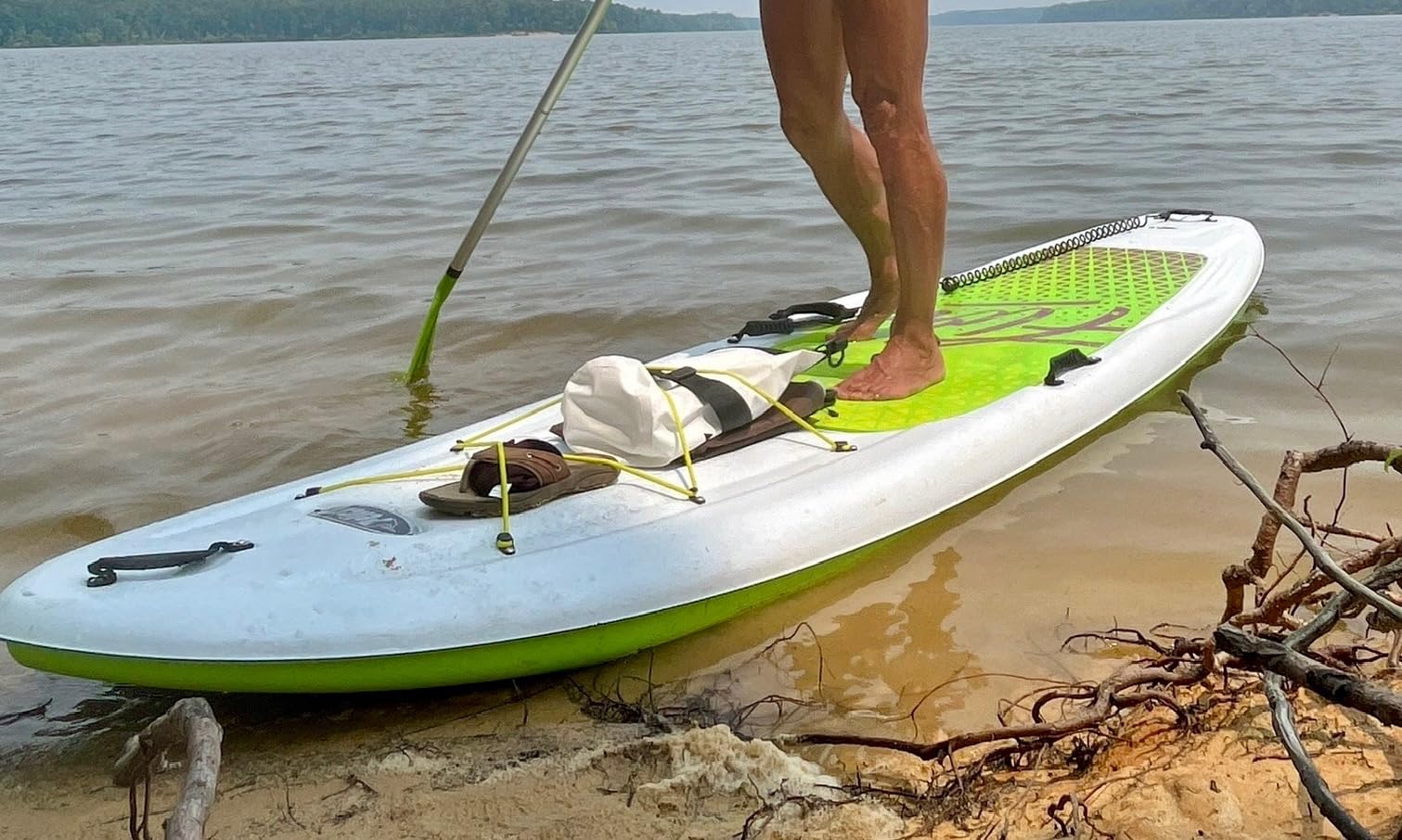 Pelican - Flow 106 Hardshell Stand-Up Paddle Board - Lightweight Board with a Bottom Fin for Paddling, Non-Slip Deck - Perfect for Youth & Adult customer photo 1