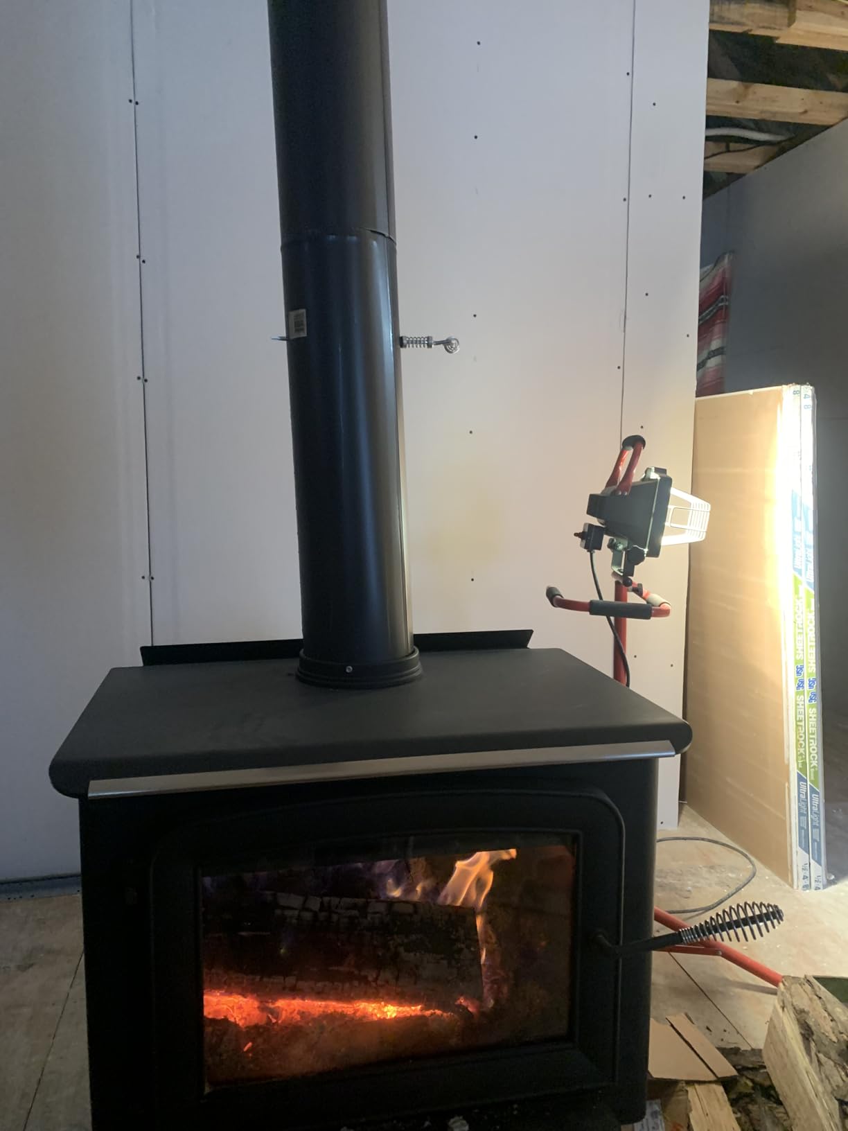 Ashley 2,000 Sq Ft 89,000 BTU Wood Burning Stove, EPA Certified, Black customer photo 1