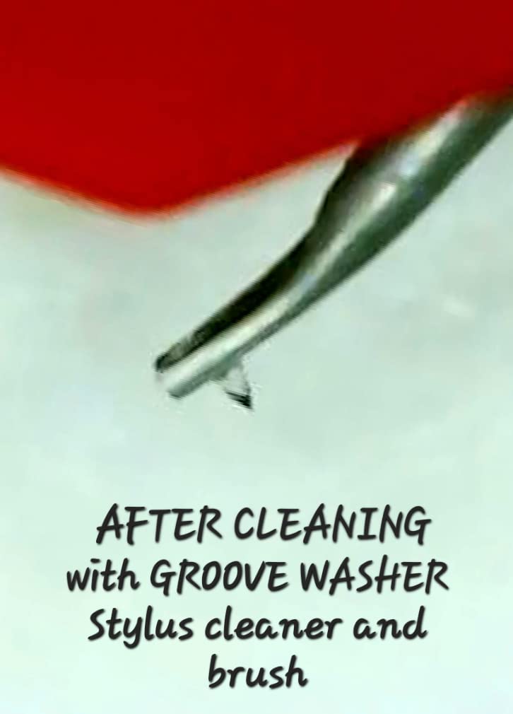 GrooveWasher Record & Stylus Care System - Record Cleaning Fluid & Large Scratch-free Cleaning Pad with Delicate Stylus Brush & Cleaning Solution + Bonus Label Mask, Protect & Preserve Vinyl Records customer photo 2