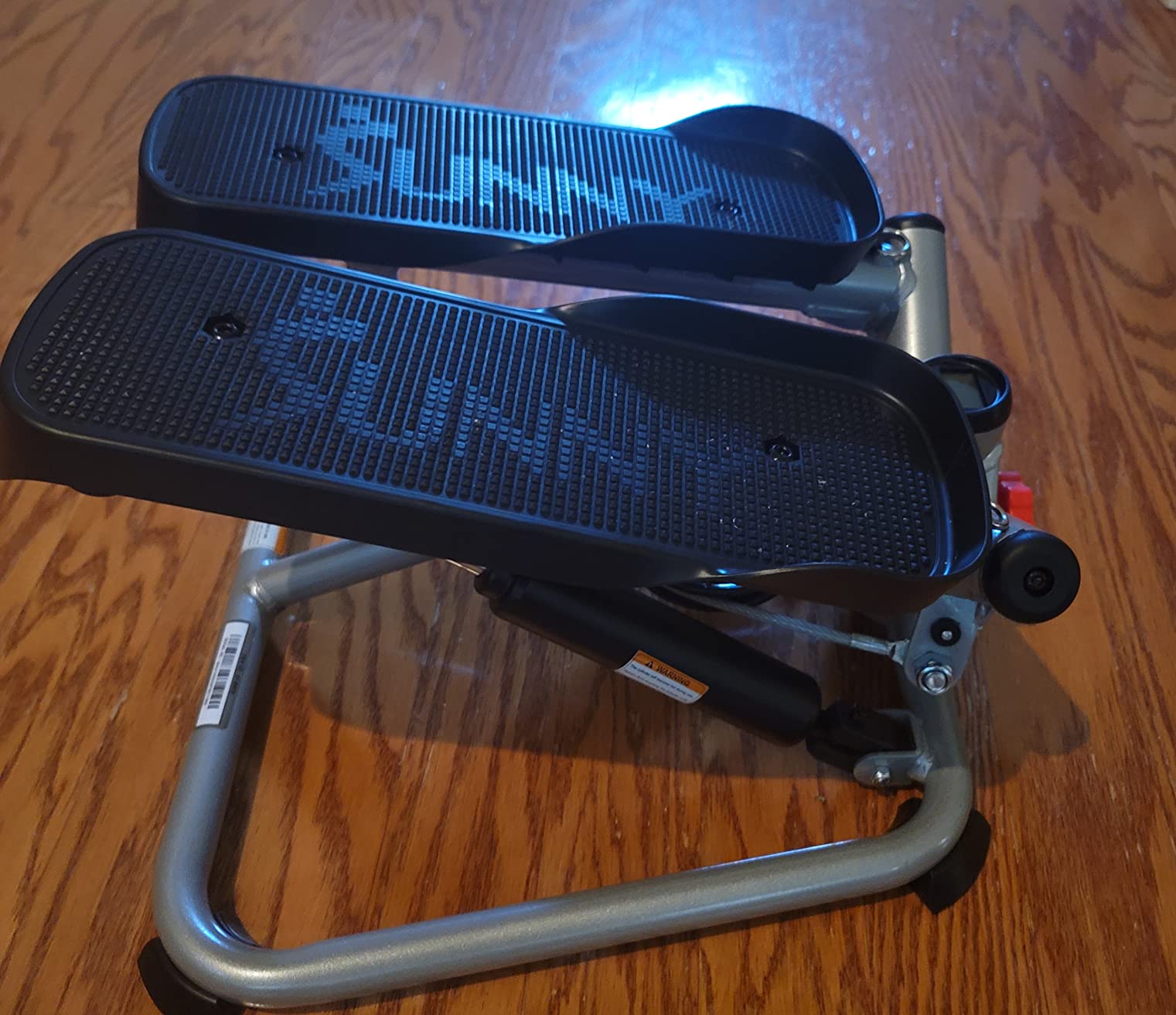 Sunny Health & Fitness Twist Steppers with Resistance Bands, Compact Mini Stair Step Machines for Low-Impact Home Cardio Workouts customer photo 2