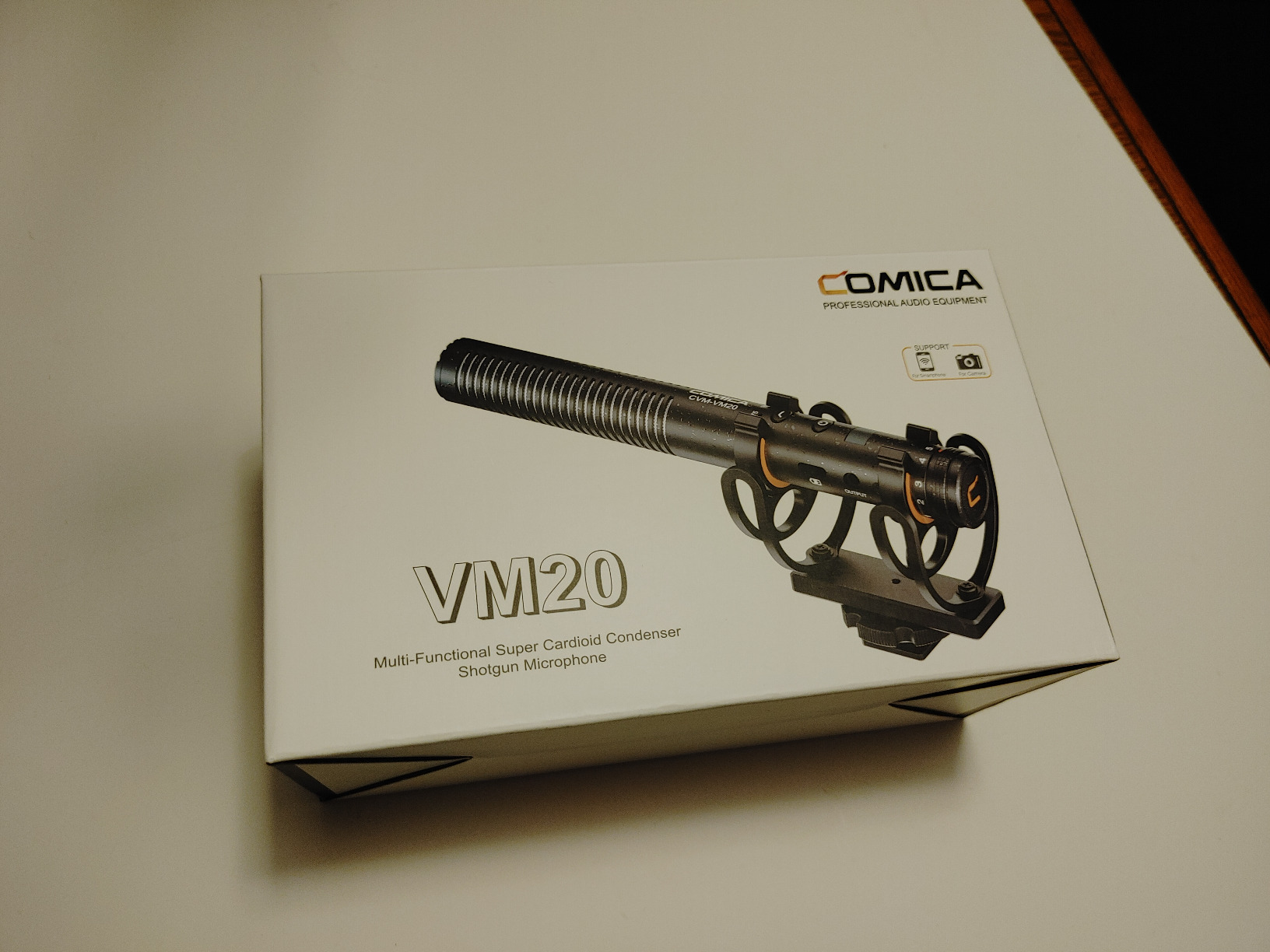 COMICA VM20 Shotgun Microphone for Camera, Super-Cardioid Camera Microphone with Rycote Shockmount, Windscreen, Wind Muff, OLED Power Display, Video Mic for Smartphones, DSLR Cameras, Camcorders customer photo 2